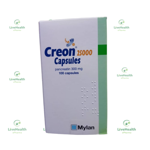 Creon 25000units Capsules (100 Capsules)